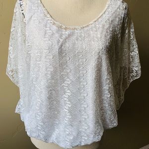 Lavish White Lace Top